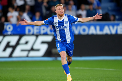 Carlos Vicente, jugador del Deportivo Alavés