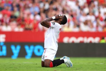 Kelechi Iheanacho en el partido Sevilla FC - Real Valladolid CF (Photo by Fran Santiago/Getty Images)