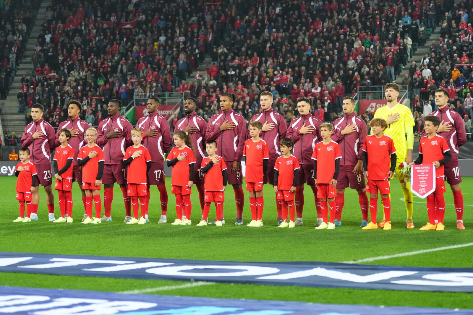 La Selección de Dinamarca en la Nations League 2024/25 (Photo by Carsten Harz/Getty Images)