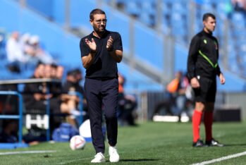 GETAFE, ESPAÑA - 28 DE SEPTIEMBRE: José Bordalás, entrenador en jefe de Getafe CF, reacciona durante el partido de LaLiga entre Getafe CF y Deportivo Alavés en el Coliseo Alfonso Pérez el 28 de septiembre de 2024 en Getafe, España. (Foto de Florencia Tan Jun/Getty Images)