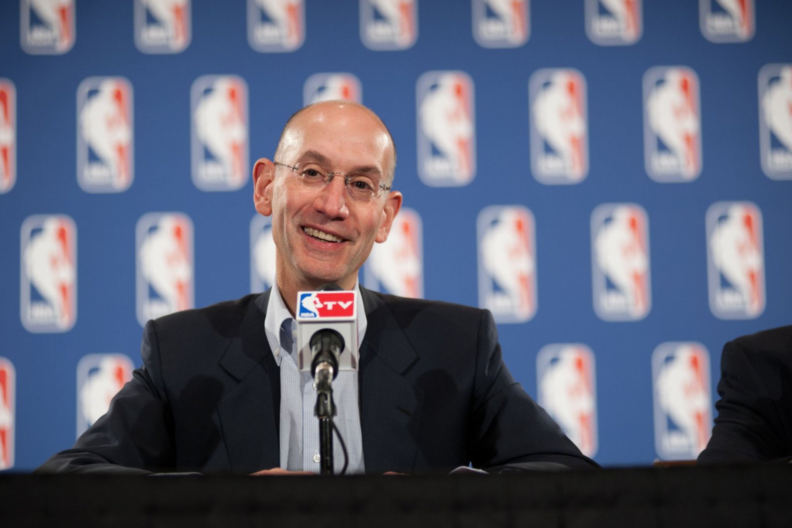 Adam Silver en rueda de prensa