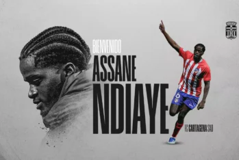 Assane Ndiaye ficha por el Cartagena. Fuente: FC Cartagena