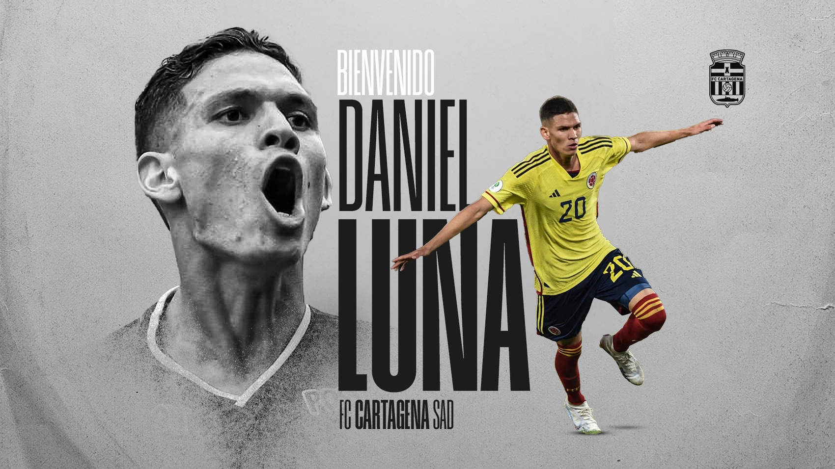 Daniel Luna, nuevo jugador del FC Cartagena. Fuente: FC Cartagena