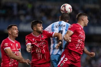 Imagen del último duelo entre FC Cartagena y Málaga. Foto: Javier Díaz