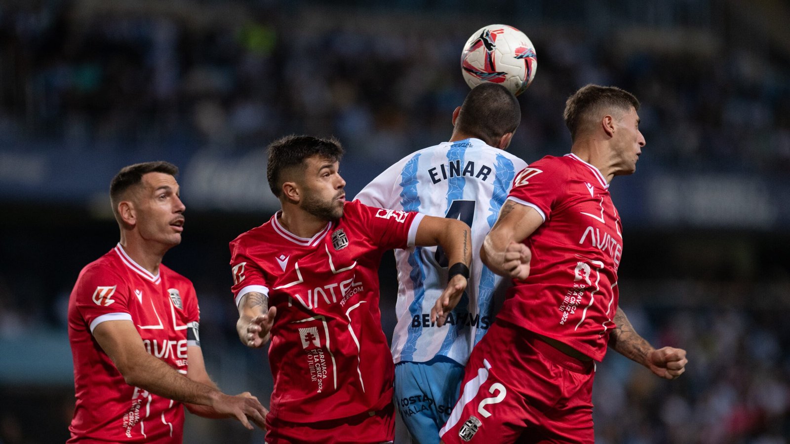 Imagen del último duelo entre FC Cartagena y Málaga. Foto: Javier Díaz