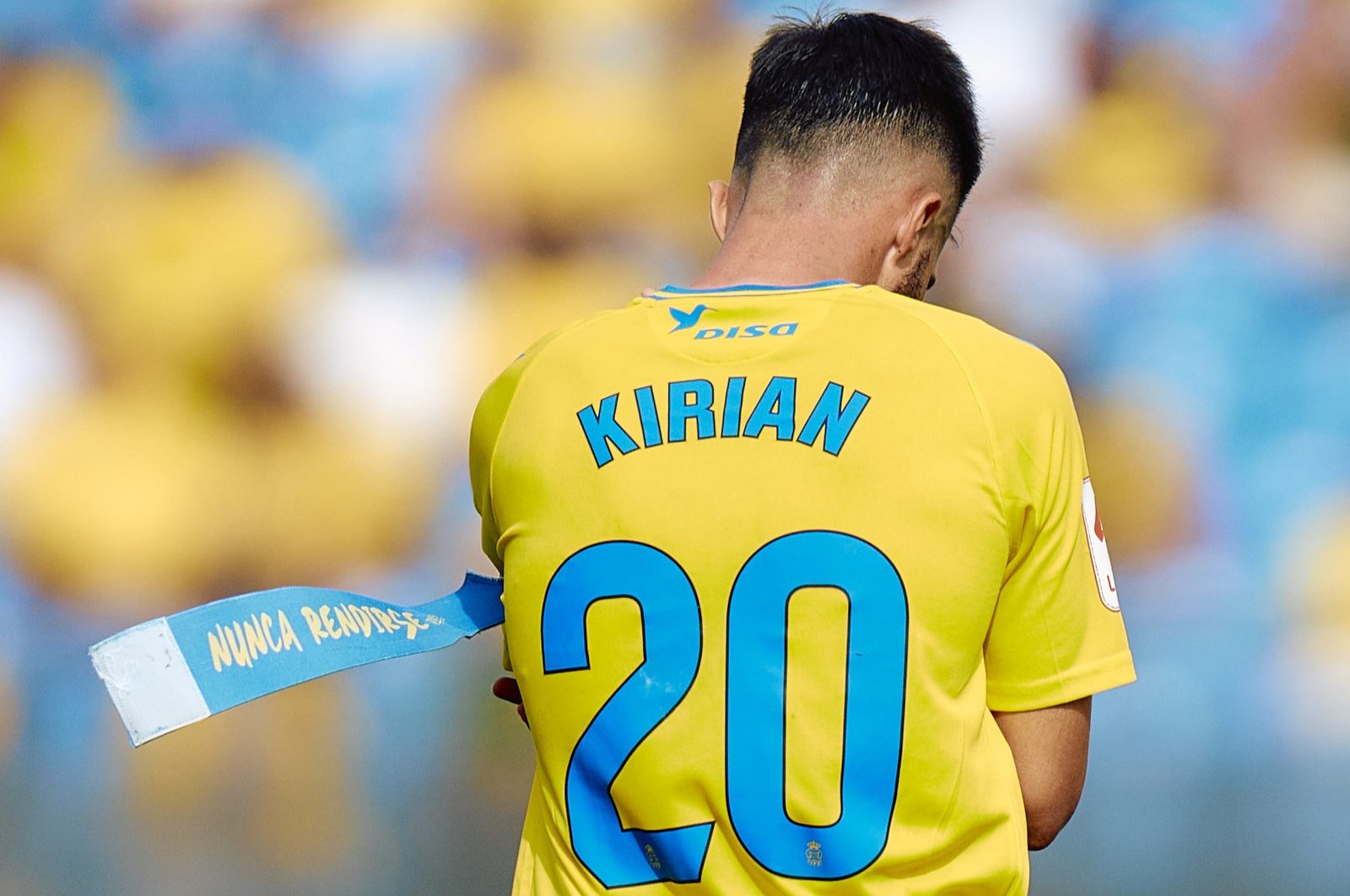 El mundo del fútbol se vuelca con Kirian Rodríguez. Foto: Gabriel Jiménez (@udlaspalmasfoto).