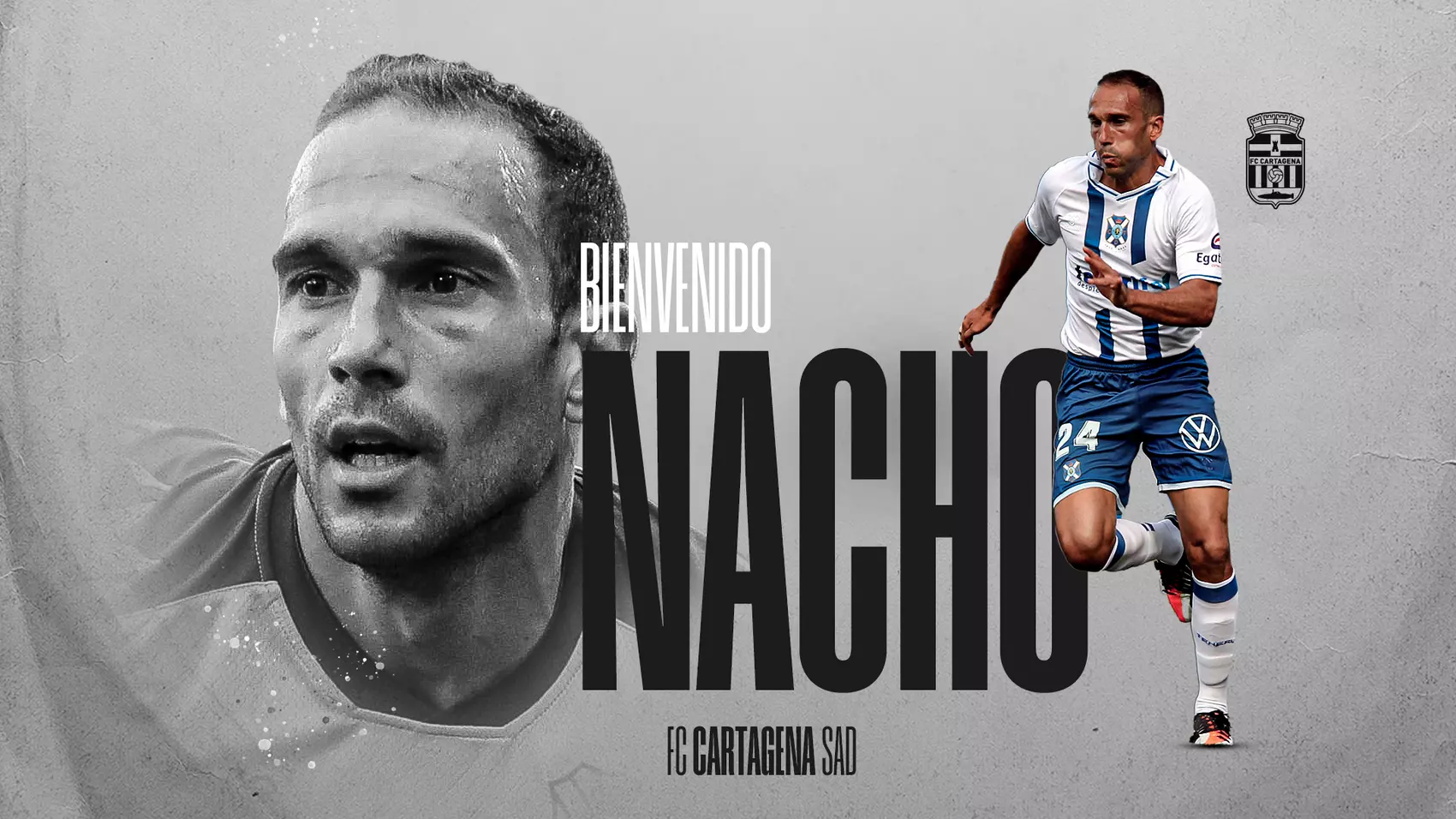 Nacho Martín, nuevo jugador del FC Cartagena. Fuente: FC Cartagena