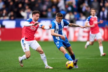 Alavés y Espanyol se enfrentaron en la jornada 25 de LaLiga