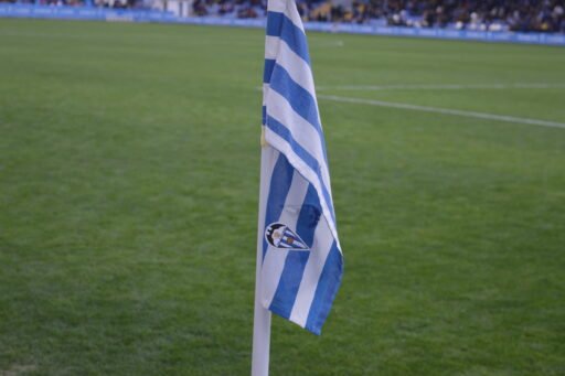 Banderín de corner en el Collao (Fotografía: Ángel Sánchez)