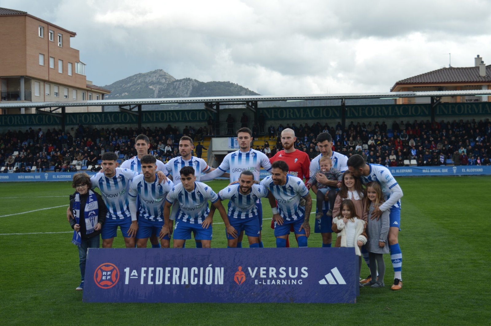 Plantilla del Alcoyano (Fotografía; Ángel Sánchez)