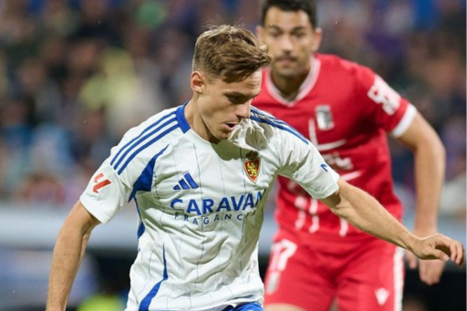 Dani Gómez ante el FC Cartagena